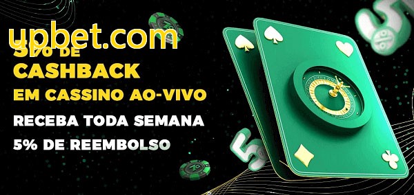 Promoções do cassino ao Vivo upbet.com